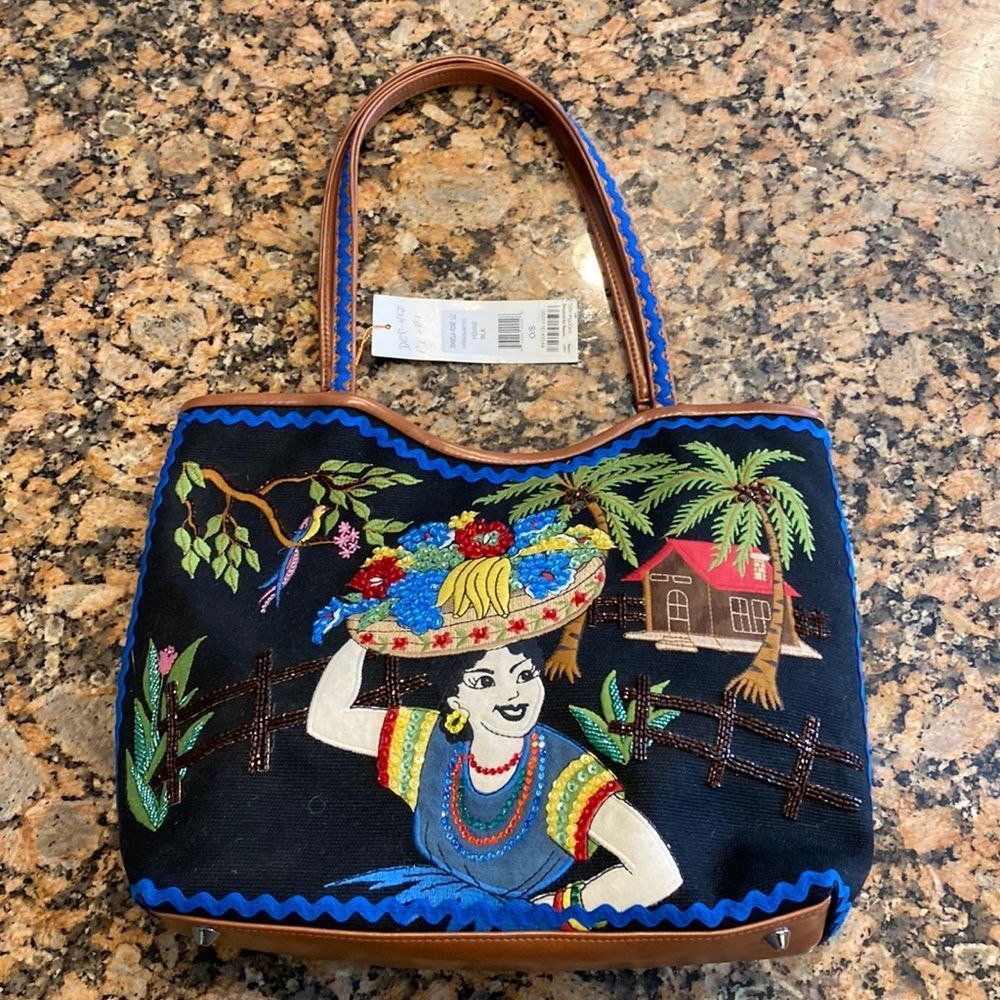 Isabella Fiore Carmen Island tote. With tags, looks unused!